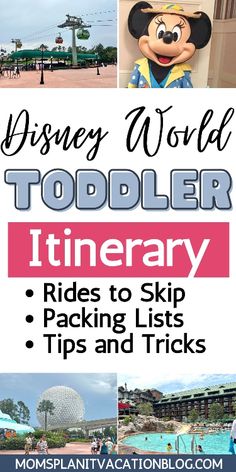 the disney world toddler itinery rides to skip packing lists tips and tricks