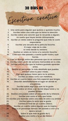 a poster with the words in spanish and english