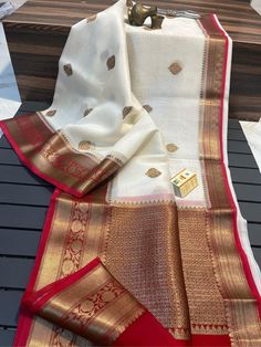 Handmade designer saree for women Bride Sarees, Engagement Bride, Saree For Women, Red Saree, Design Clothes, Fashion Design Clothes, Designer Saree, Interesting Stuff, Salwar Suits