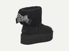 UGG® Classic Mini Maxi Curly for Women | UGG® Ugg Classic Mini, Ugg Classic, Classic Boots, Classic Mini, Real Fur, Suede Heels, Womens Uggs, Womens Boots, Product Launch