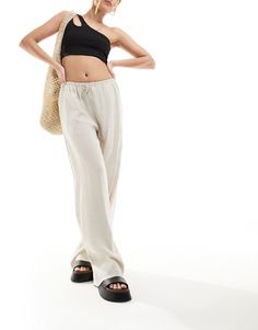 Pants & Leggings by Mango Forecast: sun High rise Drawstring waistband Side pockets Straight fit Relaxed Stretch Sweatpants For Summer, Relaxed Straight Leg Summer Sweatpants, Relaxed Straight Leg Sweatpants For Summer, Relaxed Summer Sweatpants Trousers, Relaxed Straight Sweatpants For Summer, Beige Beach Pants With Loosely Fitted Hips, Versatile Wide Leg Sweatpants For Summer, Versatile Sweatpants For Summer, Relaxed Neutral Bottoms For Vacation