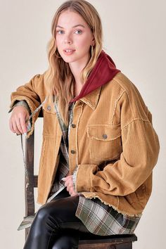 Baha ranch westerns clothing Comfy Jackets, Gold Jacket, Retro Jacket, Oversized Silhouette, Corduroy Jacket, Falling Down, Short Rompers, Sheer Fabrics, Layering Pieces