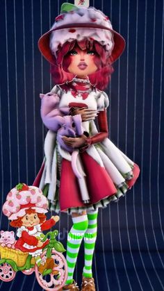 Dti Strawberry Outfit, Strawberry Outfit, Outfit Hacks, Roblox Clothes, Coding Clothes, Clothes Ideas