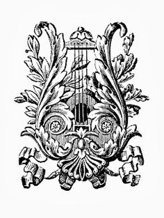 an ornate coat of arms with flowers and leaves around it, vintage line drawing or engraving