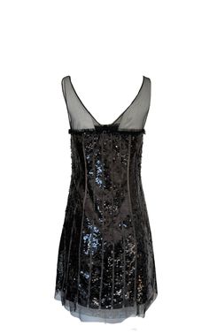 This BCBGMaxazria black sequins cocktail dress is a timeless and versatile piece that will make you feel confident and glamorous. It is a must-have for any fashion-conscious woman who wants to make a statement at her next special occasion.Fully linedZipper at sideBust padding100% polyester, lining 100% acetateApprox. 35" length from shoulder to hemClassic fit. Fitted Black Flapper Dress With Sequins, Elegant Mini Dress With Contrast Sequin For Cocktail, Glamorous Black Sequined Flapper Dress, Glamorous Mini Length Flapper Dress For Evening, Glamorous Fitted Flapper Dress For Night Out, Elegant Mini Flapper Dress For Evening, Evening Fitted Flapper Dress, Glamorous Sequin Flapper Dress For Night Out, Glamorous Flapper Dress For Holiday Night Out