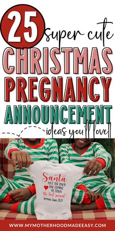 the 25 super cute christmas pregnancy announcement