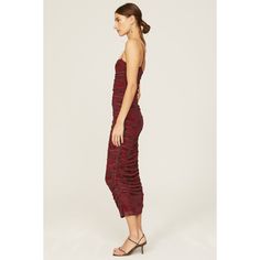 Red floral mesh (93% Polyester, 7% Elastane). Sheath. Sleeveless. Square neck. Pull on. 46.5" from shoulder to hemline. Imported. Rent The Runway, Rachel Roy, Closet Designs, Mesh Dress, Red Floral, Square Neck, Red Dress, Cocktail Dress, Plaid