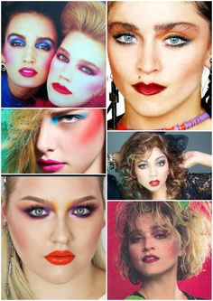 1980s Makeup And Hair 80s Party, 80s Fashion Makeup, Eighties Makeup, 80s Makeup And Hair, 1980’s Makeup, 1980 Makeup, 80s Eye Makeup, 80s Makeup Trends, 80s Hair And Makeup