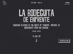 a black and white poster with the words la bodeguita de enferente