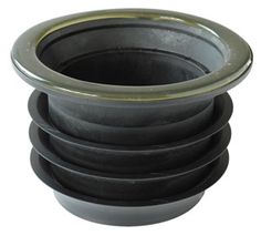 a stack of black and silver pots on top of each other