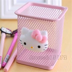 Hello Kitty School Supplies, Hello Kitty Pen, Kawaii Supplies, Hello Kitty School, Accessories Hello Kitty, Deco Disney, Hello Kitty Room Decor, Kawaii School