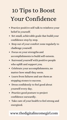 How To Build My Confidence, Increasing Self Confidence, How To Increase Self Confidence, Tips For Self Confidence, Self Confidence Exercises, Better Person Self Improvement, Tips For Self Improvement, How To Improve Your Personality, How To Grow Confidence