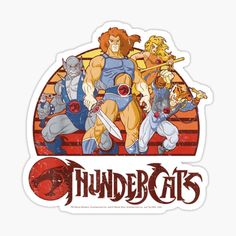 the thunder cats logo sticker