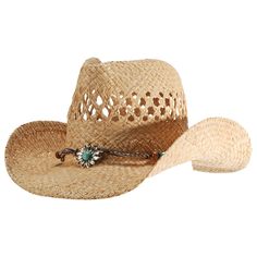 PRICES MAY VARY. Design: Classic straw western cowboy hat for men women featuring shapeable brim edges. Select from a variety of cowboy / cowgirl straw hat designs featuring patterns and bands like vintage, bulls, turquoise, rivetsl, leather, beads, shell, and more Breathable and Not Stuffy: Cowboy straw hat made of breathable and lightweight 100% natural straw, combined with handmade weaving craft, which is heat dissipation and breathability, bringing a near-zero burden of summer wear experienc Southwestern Style Hats For Country Events In Summer, Southwestern Summer Hats For Country Events, Country Style Hat For Western-themed Summer Events, Country Style Summer Hat For Western-themed Events, Southwestern Style Summer Hats For Country Events, Southwestern Style Curved Brim Sun Hat For Summer, Southwestern Style Summer Sun Hat With Curved Brim, Summer Southwestern Curved Brim Sun Hat, Summer Southwestern Style Curved Brim Sun Hat