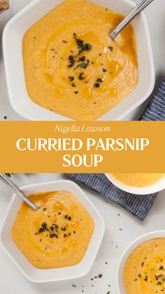 Nigella Curried Parsnip Soup Curried Parsnip Soup Recipe, Meat And Pasta Recipes, Curried Parsnip Soup, Blended Soup, Quick Soups, Warming Foods, Parsnip Recipes, Mild Curry, Soup Maker Recipes