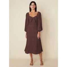 Xs, Great Condition, Worn Less Than 5 Times, Flowy, Easy To Wear Brand Dresses, Faithfull The Brand, Red Brown, Dress Brands, Brown Color, Midi Dress, Womens Dresses, Red, Women Shopping