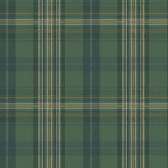 Welteroth 33' x 20.5" Plaid Wallpaper Green Plaid Wallpaper, Tartan Wallpaper, Brewster Wallpaper, Plaid Wallpaper, Wallpaper For Sale, Green Pattern, Green Wallpaper, Pattern Names, Textured Wallpaper