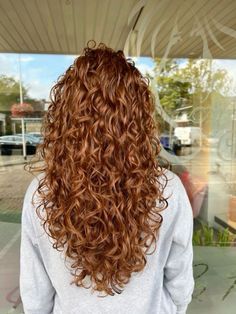 ginger hair Ginger Permed Hair, Red Curly Hair Balayage, Long Wavy Red Hair Natural, Curly Ginger Hairstyles, Long Layers Haircut Curly Hair, Cowgirl Copper Curly Hair, Ginger Balayage Curly Hair, Curly Brown Red Hair, Maple Brown Curly Hair