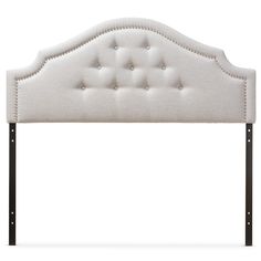 Baxton Studio Cora Modern and Contemporary Greyish Beige Fabric Upholstered Queen Size Headboard FredCo theFredCo Queen Upholstered Headboard, Contemporary Headboards, Upholstered Headboard King, Full Size Headboard, Headboard With Lights, Full Headboard, Queen Size Headboard, King Size Headboard, Fabric Headboard