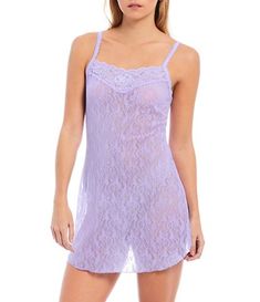 Cassandra Sarah Mesh & Lace Babydoll | Dillard's Coquette Spaghetti Strap Chemise For Loungewear, Spaghetti Strap Chemise For Loungewear, Coquette Chemise With Spaghetti Straps And Built-in Bra, Sleeveless Coquette Chemise For Bedtime, Sleeveless Coquette Sleep Camisole, Sleeveless Coquette Camisole For Sleep, Coquette Sleeveless Chemise For Bedtime, Lace Chemise With Spaghetti Straps For Loungewear, Sheer Sleep Camisole With Spaghetti Straps