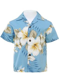 Hibiscus Trend Blue Cotton Boys Hawaiian Shirt Cheap Hawaiian Shirt With Hibiscus Print, Cheap Yellow Hawaiian Shirt For Summer, Cheap Graphic Print Hawaiian Shirt For Beach Season, Cheap Graphic Print Hawaiian Shirt, Cheap Hawaiian T-shirt For The Beach, Cheap Patterned Hawaiian Shirt With Graphic Print, Cheap Hawaiian Tops For Men, Cheap Cotton Hawaiian Shirt For Spring, Cheap Blue Hawaiian Shirt For Spring