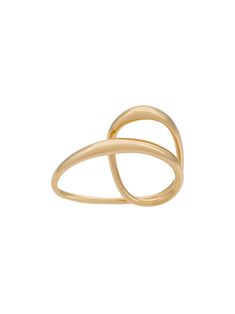 Charlotte Chesnais, Silver Heart Ring, Fingers Design, Two Fingers, Gold Plated Rings, Sterling Silver Heart, Accessories Rings, Gold Plated Sterling Silver, Silver Heart