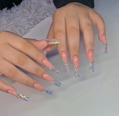 Nails Quince, Gold Acrylic Nails, Transparent Nails, Long Acrylic Nails Coffin, Acrylic Nails Coffin Pink, Almond Acrylic Nails, Long Square Acrylic Nails, Pink Acrylic Nails