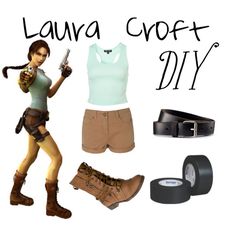 Halloween Costume For One, Laura Croft Costume, Laura Croft Tomb Raider, Laura Croft Cosplay, Hyper Sexuality, Tomb Raider Costume, Halo Costume, Spirit Costume, Girls Halo