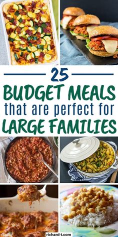 25 cheap meals that are perfect for large families