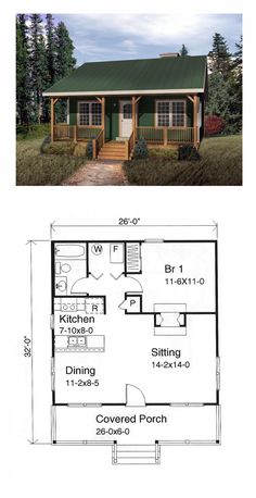 the tiny house floor plans under 800 sq ft with two bedroom and an attached loft