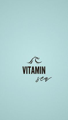 the logo for vitamin soap is shown on a light blue background with black lettering that reads,