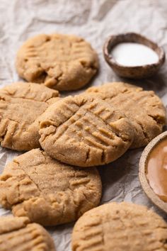 Peanut butter cookies made with brown butter on parchment paper. Olive Oil Cookies, Chill Time, Browned Butter, Holiday Dessert, Holiday Cookie, Spice Cake, Baking Flour, Peanut Butter Cookies