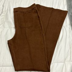 Suede Brown Flare Pants Size Small / 4 (Could Fit A Medium 6) Never Worn Perfect For The Fall Feel Free To Make Me An Offer Brown Flare Pants, Brown Flares, Shein Pants, Fall Feels, Pants Color, Flare Pants, The Fall, Boot Cut, Pant Jumpsuit