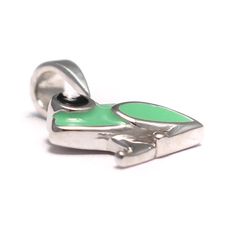 Size & Measures:Material: 925 sterling silver, enamelled, rhodiumWidth of the frog pendant: About 10 mm (25/64 inch)Height of the frog pendant (without pendant eyelet): About 8 mm (5/16 inch)Interior diameter of the pendant eyelets: About 2 x 3 mm (5/64 inch x 2,500 8 inch)It's beautiful and I want to have it! Only... What is it?For all the princesses, big and small, still looking for their prince, we've created this sweet frog pendant. We all know that we probably have to kiss one or the ot Green Pendant Charms For Gifts, Silver Enamel Pendant Charm Necklaces, Nickel-free Green Charms For Gifts, Personalized Silver Charm Necklace In Enamel, Personalized Silver Charm Necklace With Enamel, Personalized Silver Enamel Charm Necklace, Nickel-free Enamel Pendant Charm Necklace, Silver Enamel Charm Necklace For Gift, Silver Enamel Charms For Gift