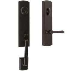 an image of a door handle and latch