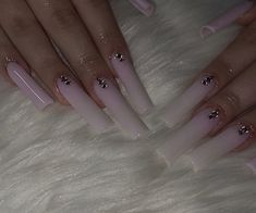 White Nails With Diamonds, Nails Plain, Blue Prom Nails, Henna Nails, Acrylic Nail Ideas, White Acrylic Nails, Cute Acrylic Nail Designs, Long Square Acrylic Nails, Diamond Nails