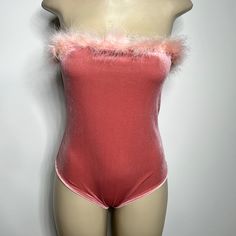 Shein Medium Petite Pink Bodysuit With Feather Trim Nwot Pink Fitted Bodysuit For Winter, Fitted Pink Bodysuit For Winter, Tops Shein, Pink Bodysuit, Feather Trim, Shein Tops, Book Decor, Soul Food, Shopping List