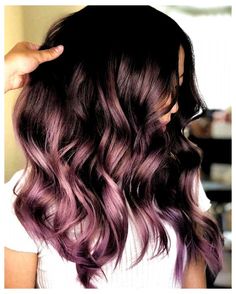 Purple And Rose Gold Hair, Lighter Hair, Hair Color Caramel, Hair Color Burgundy, Hair Color Crazy, Color Ideas For Blondes, Hair Color Ideas For Blondes, Colored Curly Hair