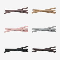 # Pieces In Set: 6Included: 6 Hair Clip(s)Measurements: 2.25 Length/InchesBase Material: 100% MetalCare: Wipe CleanHair Good Type: ClipsCountry of Origin: Imported Accessories Hair, Hair Clip, Hair Clips, Arizona, Hair Accessories, Hair, Color