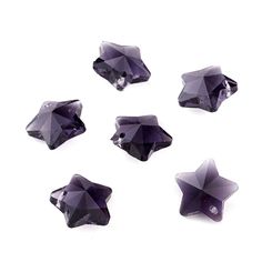 Quantity: 10 pendants Size: 13x13.5x7mm, 1mm top drilled hole Shape: Star Material: Crystal Colour: Purple *Please note that due to monitor calibration bead colour may vary slightly in person. Choking hazard, beads are small and not intended for small children. Celestial Crystal, Colour Purple, Crystal Stars, Crystal Charm, Star Pendant, Jewelry Making Supplies, Charms, Jewelry Making, Etsy Shop