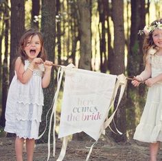 Flower Girl Basket Alternative, Flower Girl Inspiration, Flower Cones, Flower Girl Petals, Boho Flower Girl, Sweet Pea Flowers, Girls Unique, Girl Sign, Flower Girl Basket