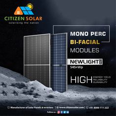 an advertisement for the moon solar company