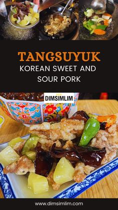 Cook authentic Korean-Chinese cuisine with this Tangsuyuk recipe. Crispy pork meets sweet and sour sauce in perfect harmony.