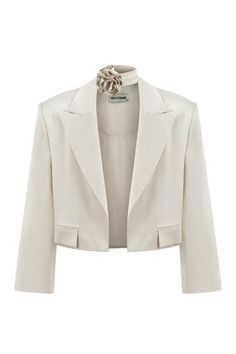 This double-breasted, long-sleeve short jacket with shoulder pads and faux welt pockets features a button closure, suitable for a street look, business outfit, work office style, leisure time, daily life, holiday, or vacation wear. Dry clean Material: 80% Viscose, 20% Elastane Long sleeves and faux welt pockets Officially licensed Imported Brand: Nocturne Model Product Size: S Model Size: Height 5'10 / Bust 29.5 in / Waist 23 in / Hips 34 in True the size Outfit Work Office, Outfit Work, Blazer Jackets For Women, Business Outfit, Leisure Time, Street Look, Office Style, Dress Pant, Work Office