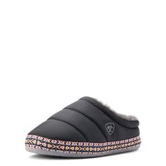 Treat yourself after a long day on your feet. With its puffy, quilted upper and plush feeling, this soft slipper is an instant fave. Crius Clog Slipper | Women's Crius Clog Slipper Casual Shoes in Black, Size: Medium B / Medium by Ariat Closet Clutter, Blue Slippers, Ariat Boots, Small B, Clog Slippers, Soft Slippers, Casual Slippers, Slipper Shoes, Mens Slippers