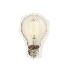 a light bulb on a white background