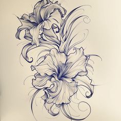 Rich Gladiolus Tattoo Sketches Should Flower Tattoo, Left Leg Tattoos For Women, Unique Flower Designs, Very Detailed Tattoos, Cover Up Tattoos For Women Leg, Full Shoulder Tattoos For Women, Thigh Tattoos Ideas For Women, Chinoiserie Tattoo, Big Hip Tattoo