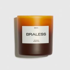 Light it up, Take it off. Smoldering spices & warm woodsy undertones set the mood in this comforting ode to personal liberation. Base notes of Guaiac Wood & Cashmere Musks imbue a sense of ambiance while reducing hyperactivity, married with Amber & Bamboo to ease tensions of the day. BRALESS invites you to Brow Care, Modern Candles, Amber Rose, Moisturizing Serum, Decor Display, Body Treatments, Design Milk, Natural Cleaning Products, Free Makeup