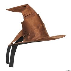 Adults Brown Curved Wizard Hat Great Topper For Your Wizard Or Sorcerer Costume! Our Wide Brimmed Brown Wizard Hat Has A Wrapped Crown Detail With A Curved Top And Two Dangling Tabs. Made Of Polyester. Spot Clean With Damp Cloth. One Size Fits Most Adults. *Photo Colors may vary on your device. With any product, the color may appear different based on device, monitor settings, configurations, browsers, the lighting/setting for the photograph, etc. Shades may slightly vary during manufacturing runs/processing. Photos are for informational purposes only and represent a basic design. Dimensions are approximated and may vary during manufacturing runs. Manufacturers may make modifications to the design of an item at any time.  About Bargains Delivered Bargains Delivered gives personal attention Sorcerer Costume, Black Wizard, Wizard Hat, Foam Shapes, Black Curves, Feather Crafts, Feather Hat, Leather Dye, Basic Design