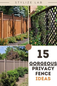 the top ten garden privacy fence ideas to try out for your yard and backyard area